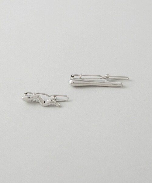 CITEN（シテン）の「＜CITEN＞ ２セットラインクリップ（バレッタ/ヘアクリップ・レディース・シルバー/ゴールド・FREE）」の9枚目の写真