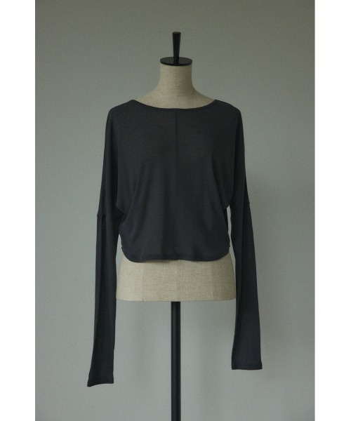 【セール】sheer dolman sleeve tops (シアードルマンスリーブトップス)（Tシャツ/カットソー）｜BLACK BY MOUSSY（ブラックバイマウジー）