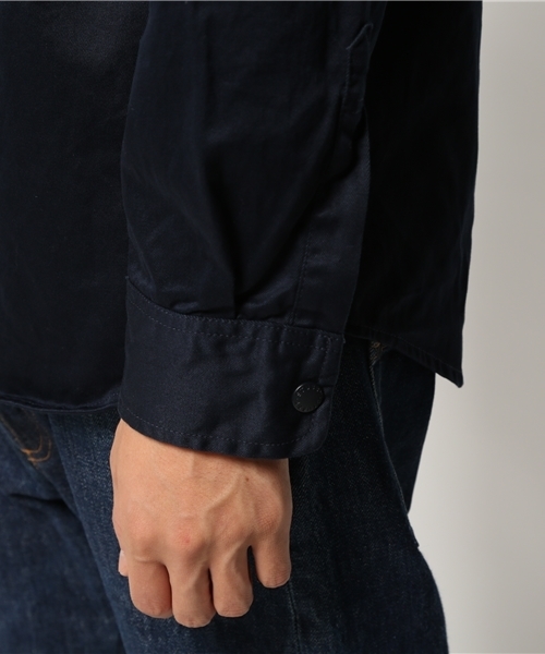 STUSSY（ステューシー）の「Script Baseball Hoodie Shirt（シャツ/ブラウス・メンズ・ネイビー/カーキ・X-LARGE/MEDIUM/LARGE/SMALL）」の11枚目の写真