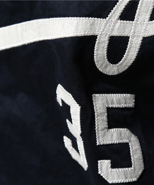 STUSSY（ステューシー）の「Script Baseball Hoodie Shirt（シャツ/ブラウス・メンズ・ネイビー/カーキ・X-LARGE/MEDIUM/LARGE/SMALL）」の6枚目の写真