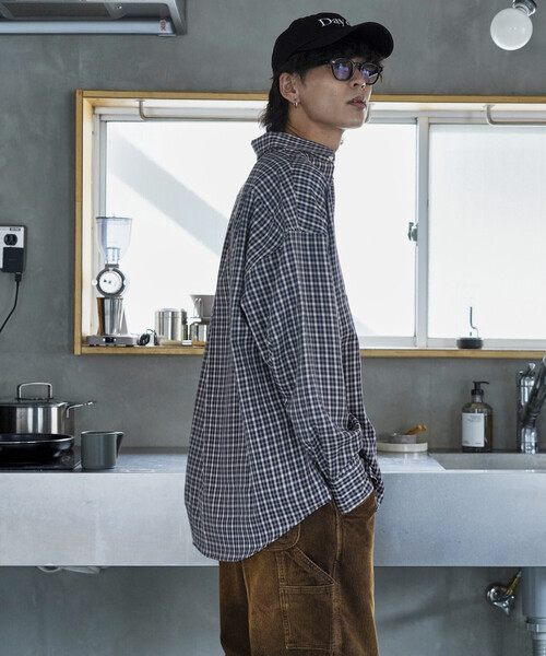 U.S. POLO ASSN.（ユーエスポロアッスン）の「U.S.POLO ASSN./ユーエスポロアッスン 別注 ワンポイントロゴ刺繍シャツ【限定展開】（シャツ/ブラウス・メンズ・グリーン/ベージュ/ブルー系その他/ネイビー/ブラック系その他/ブラック・LARGE/MEDIUM/SMALL）」の11枚目の写真