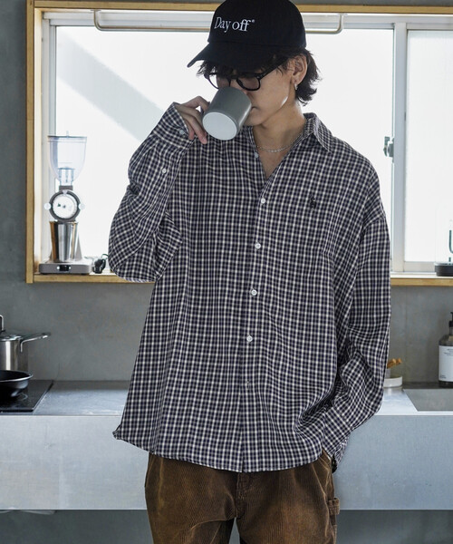 U.S. POLO ASSN.（ユーエスポロアッスン）の「U.S.POLO ASSN./ユーエスポロアッスン 別注 ワンポイントロゴ刺繍シャツ【限定展開】（シャツ/ブラウス・メンズ・グリーン/ベージュ/ブルー系その他/ネイビー/ブラック系その他/ブラック・LARGE/MEDIUM/SMALL）」の22枚目の写真