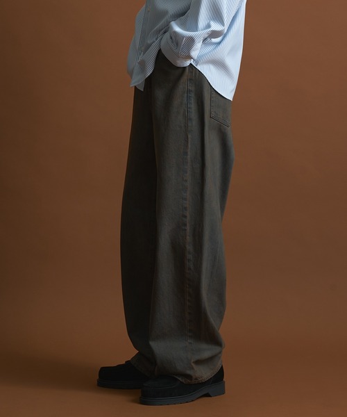 【PUBLIC DENIM】リラックスワイドヴィンテージライクデニムパンツ PUBLIC TOKYO（パブリックトウキョウ）の「PUBLIC DENIM