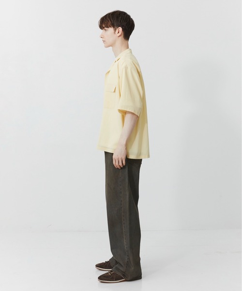 PUBLIC TOKYO(パブリックトウキョウ)の「PUBLIC DENIM リラックスワイドヴィンテージライクデニムパンツ /日本製/岡山デニム/ルーズ/セットアップブリーチ/オーバーダイ(デニムパンツ・メンズ・ライトインディゴブルー/ブルー系その他/ブラック・1/2/3)」の13枚目の写真
