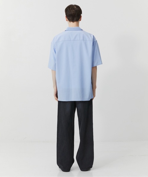 PUBLIC TOKYO(パブリックトウキョウ)の「PUBLIC DENIM リラックスワイドヴィンテージライクデニムパンツ /日本製/岡山デニム/ルーズ/セットアップブリーチ/オーバーダイ(デニムパンツ・メンズ・ライトインディゴブルー/ブルー系その他/ブラック・1/2/3)」の7枚目の写真