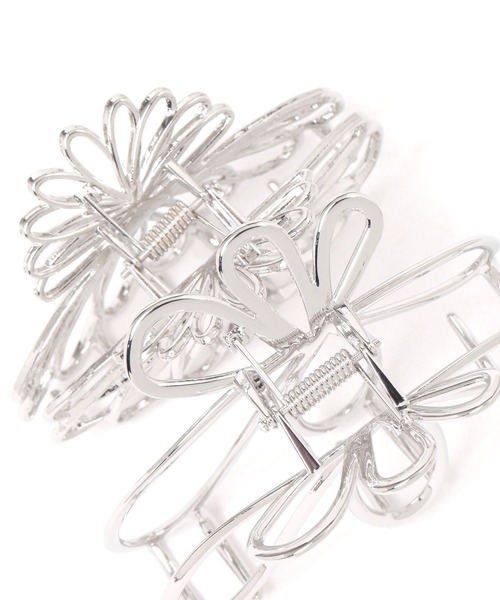 GLOBAL WORK（グローバルワーク）の「ニュアンスメタルヘアバンス/145132（バレッタ/ヘアクリップ・レディース・ゴールド系1/シルバー系1/ゴールド系2/シルバー系2・ONE SIZE）」の5枚目の写真