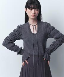 CODE A | CODE A｜gathered sleeves knit(ニット/セーター)