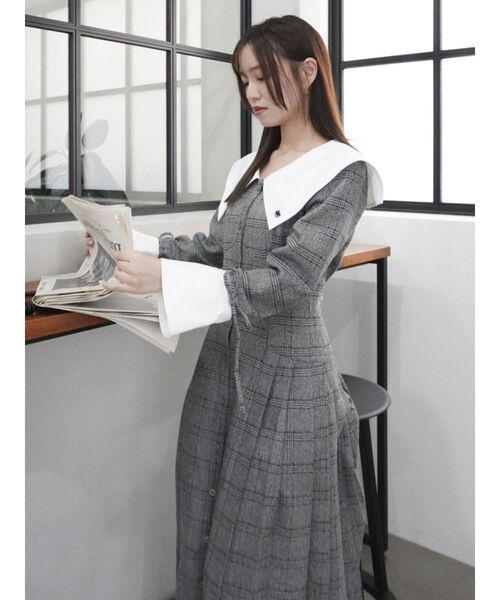 dazzlin POLOコラボワンピース POLO BCS コラボ】ポロシャツワンピース（ワンピース）｜dazzlin