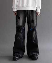 PHILTHEORY | Gimmick damage paint denim pants/ギミックダメージペイントデニムパンツ(デニムパンツ)