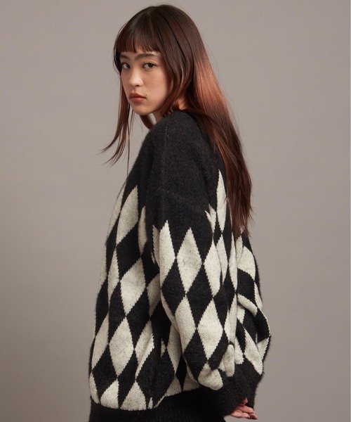 JACKROSE（ジャックローズ）の「JE DIA/ARGYLE JQ SHAGGY KNIT CARDIGAN（カーディガン/ボレロ・メンズ・その他4/その他3/その他2/その他1・M/L）」の10枚目の写真