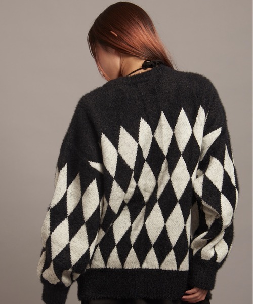 JACKROSE（ジャックローズ）の「JE DIA/ARGYLE JQ SHAGGY KNIT CARDIGAN（カーディガン/ボレロ・メンズ・その他4/その他3/その他2/その他1・M/L）」の11枚目の写真