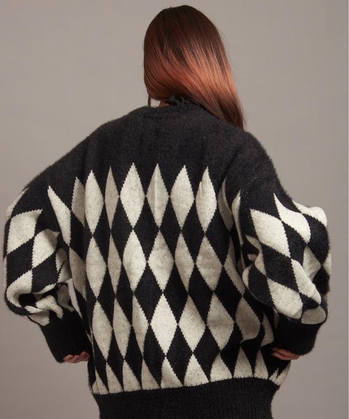 JACKROSE（ジャックローズ）の「JE DIA/ARGYLE JQ SHAGGY KNIT CARDIGAN（カーディガン/ボレロ・メンズ・その他4/その他3/その他2/その他1・M/L）」の12枚目の写真