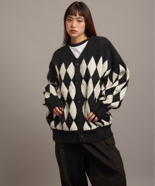 JACKROSE（ジャックローズ）の「JE DIA/ARGYLE JQ SHAGGY KNIT CARDIGAN（カーディガン/ボレロ・メンズ・その他4/その他3/その他2/その他1・M/L）」の13枚目の写真