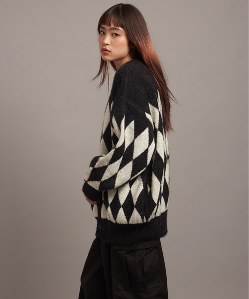 JACKROSE（ジャックローズ）の「JE DIA/ARGYLE JQ SHAGGY KNIT CARDIGAN（カーディガン/ボレロ・メンズ・その他4/その他3/その他2/その他1・M/L）」の14枚目の写真