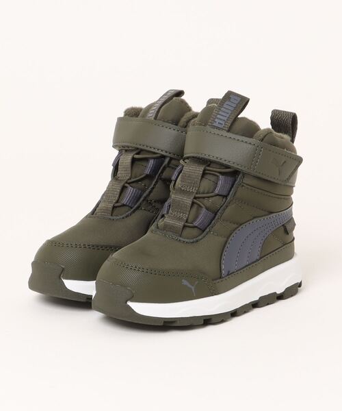 【セール】PUMA プーマ 14-15EVOLVE BOOT PURETEX AC+IN エボルブ ブーツ ピュアテックス AC+INF 392650 04DARK OLIVE（ブーツ）｜PUMA（プーマ）