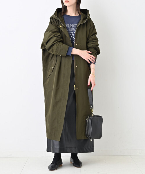 SLOBE IENA コート　PLCウェザースタンドフーディーロング SLOBE IENA（スローブイエナ）の「PLCウェザースタンド