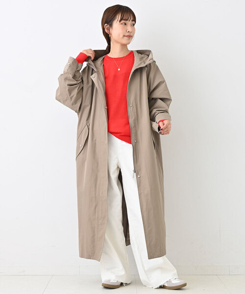 SLOBE IENA コート　PLCウェザースタンドフーディーロング SLOBE IENA（スローブイエナ）の「PLCウェザースタンド