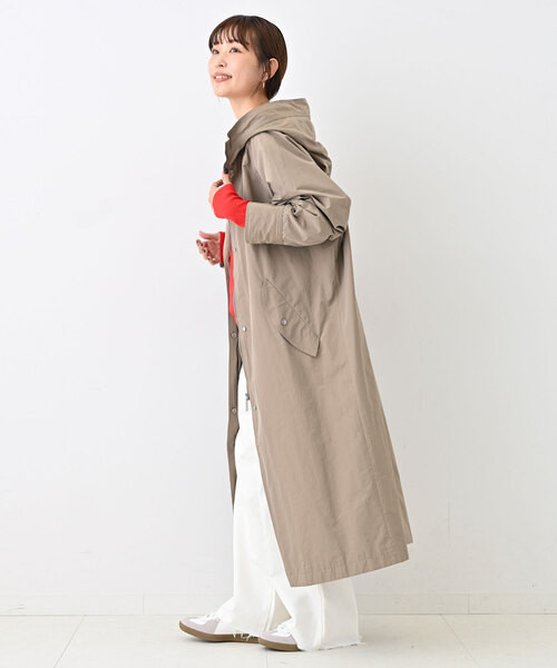 SLOBE IENA コート　PLCウェザースタンドフーディーロング SLOBE IENA コート PLCウェザースタンドフーディーロング SLOBE IENA