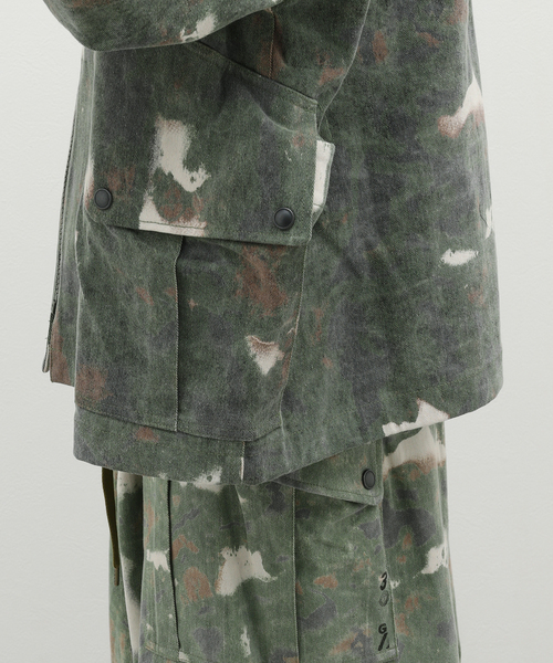 ミリタリー BEARARKK セール】Gurank / グランク Snow Parka camouflage(ミリタリー