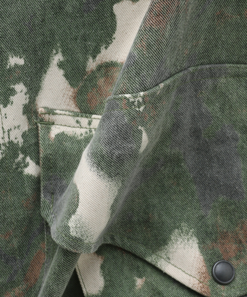 Gurank / グランク  Parka camouflage Gurank Timberline camouflage parka BROWN