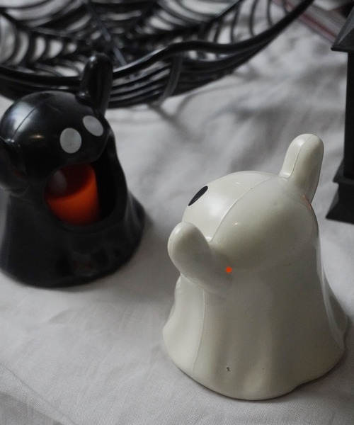 ハロウィンおばけ LEDライト ホワイト 置物 antique andico / アンティーク アンディコ 】 ハロウィン おばけ LED