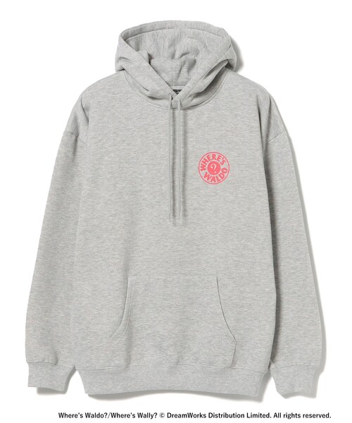 BEAMS T（ビームスティー）の「BEAMS T / WHERE’S WALLY? スウェット フーディ（スウェット・メンズ・グレー/グリーン・S/M/L/XL）」の3枚目の写真