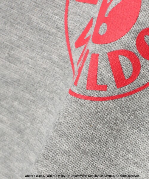 BEAMS T（ビームスティー）の「BEAMS T / WHERE’S WALLY? スウェット フーディ（スウェット・メンズ・グレー/グリーン・S/M/L/XL）」の5枚目の写真
