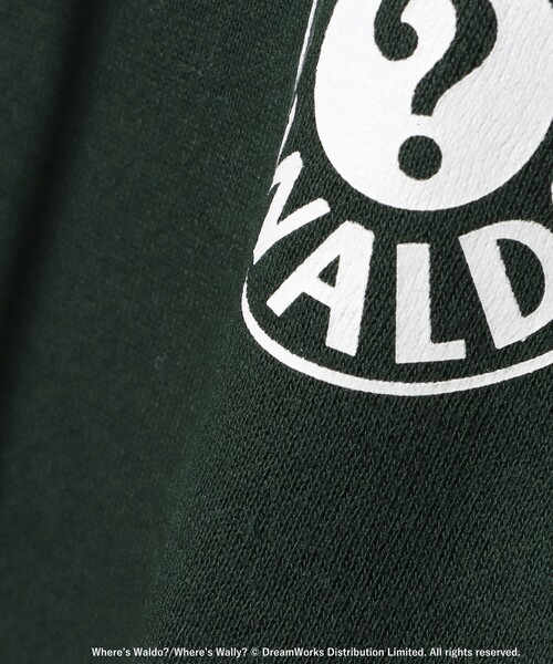 BEAMS T（ビームスティー）の「BEAMS T / WHERE’S WALLY? スウェット フーディ（スウェット・メンズ・グレー/グリーン・S/M/L/XL）」の8枚目の写真