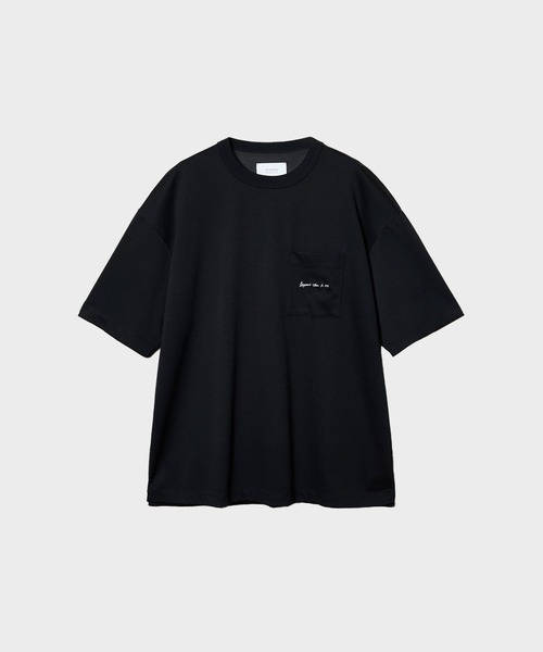 STUDIOUS（ステュディオス）の「【STUDIOUS】BEYOND THE HERE Tシャツ 接触冷感（Tシャツ/カットソー・メンズ・ブラック/ホワイト・1/2）」の2枚目の写真