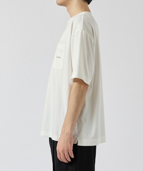 STUDIOUS（ステュディオス）の「【STUDIOUS】BEYOND THE HERE Tシャツ 接触冷感（Tシャツ/カットソー・メンズ・ブラック/ホワイト・1/2）」の5枚目の写真