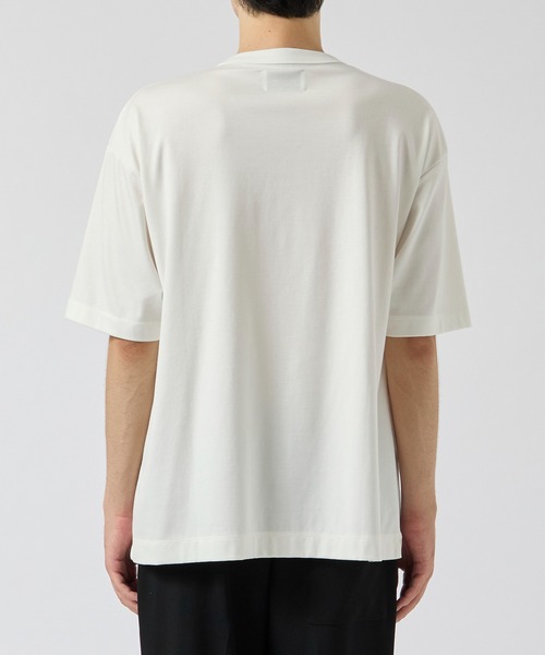 STUDIOUS（ステュディオス）の「【STUDIOUS】BEYOND THE HERE Tシャツ 接触冷感（Tシャツ/カットソー・メンズ・ブラック/ホワイト・1/2）」の6枚目の写真