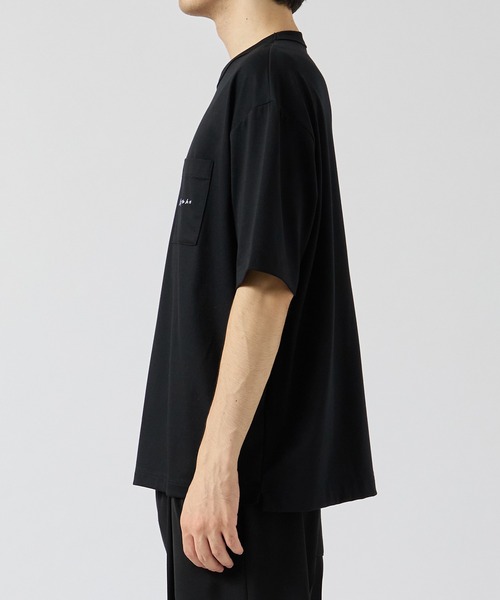 STUDIOUS（ステュディオス）の「【STUDIOUS】BEYOND THE HERE Tシャツ 接触冷感（Tシャツ/カットソー・メンズ・ブラック/ホワイト・1/2）」の12枚目の写真
