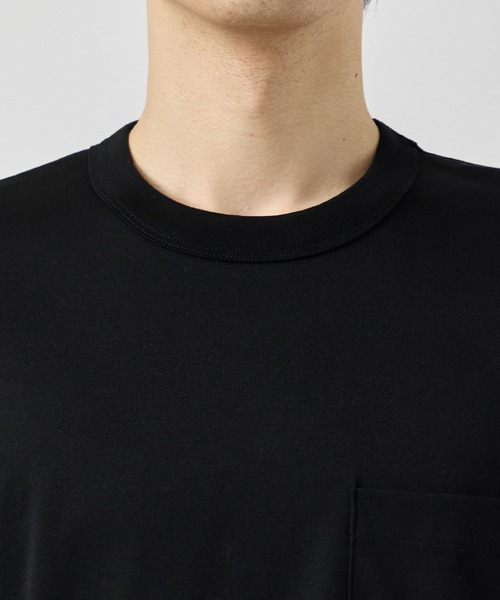 STUDIOUS（ステュディオス）の「【STUDIOUS】BEYOND THE HERE Tシャツ 接触冷感（Tシャツ/カットソー・メンズ・ブラック/ホワイト・1/2）」の14枚目の写真