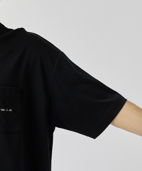 STUDIOUS（ステュディオス）の「【STUDIOUS】BEYOND THE HERE Tシャツ 接触冷感（Tシャツ/カットソー・メンズ・ブラック/ホワイト・1/2）」の15枚目の写真
