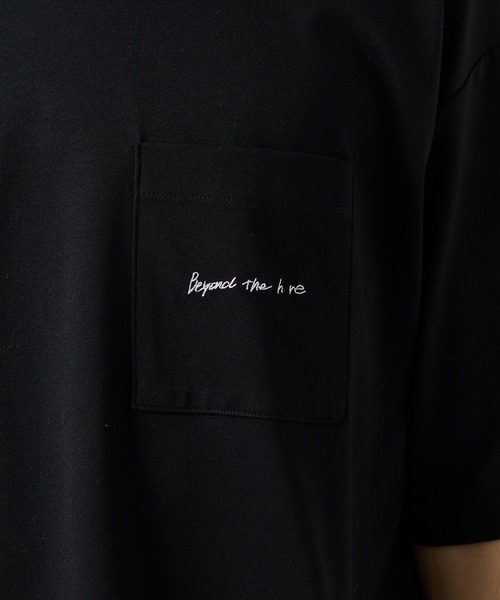 STUDIOUS（ステュディオス）の「【STUDIOUS】BEYOND THE HERE Tシャツ 接触冷感（Tシャツ/カットソー・メンズ・ブラック/ホワイト・1/2）」の16枚目の写真