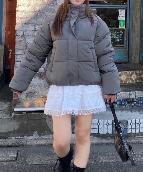 nemne store（ネンネストア）の「ショート丈中綿パディングブルゾン