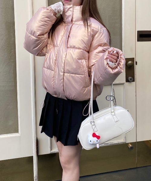 【nene-.-p】 パディングショートブルゾン セール】ショート丈中綿パディングブルゾン（ブルゾン）｜nemne store
