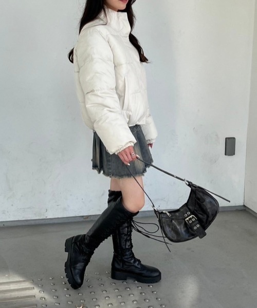 セール】ショート丈中綿パディングブルゾン（ブルゾン）｜nemne store