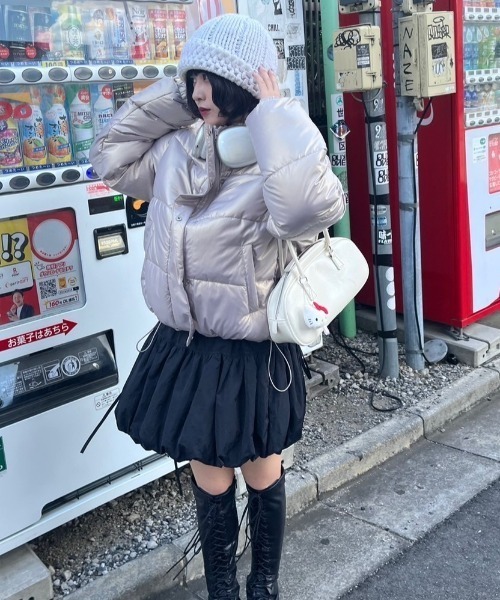 nemne store（ネンネストア）の「ショート丈中綿パディングブルゾン