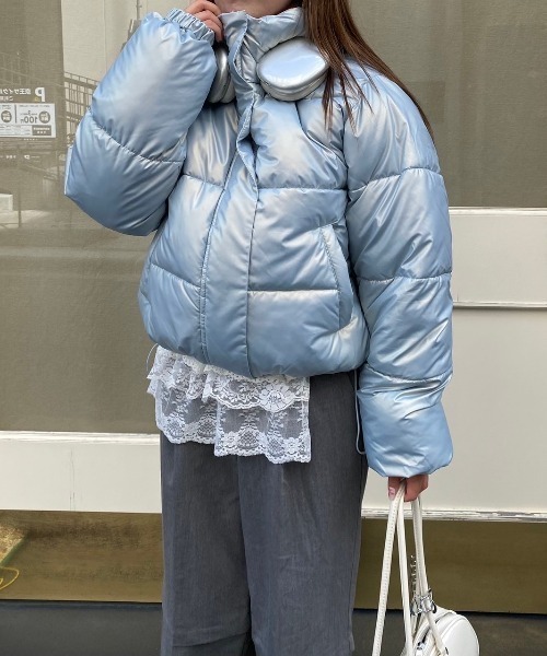 セール】ショート丈中綿パディングブルゾン（ブルゾン）｜nemne store