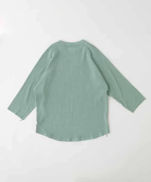 THRIFTY LOOK（スリフティールック）の「THRIFTY LOOK/スリフティールック Beethoven Waffle（Tシャツ/カットソー・メンズ・ホワイト/グリーン・MEDIUM/LARGE）」の3枚目の写真