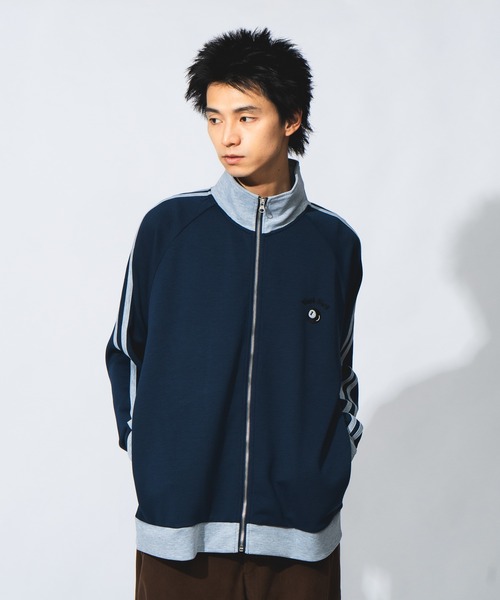 UNIIT(ユニット)の「【UNIIT/ユニット】ダンボールトラックジャケット(ジャージ・メンズ・ブルー/オフホワイト/ブラック・MEDIUM/LARGE/X-LARGE)」の16枚目の写真