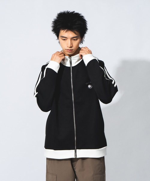 UNIIT(ユニット)の「【UNIIT/ユニット】ダンボールトラックジャケット(ジャージ・メンズ・ブルー/オフホワイト/ブラック・MEDIUM/LARGE/X-LARGE)」の8枚目の写真
