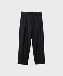【ATON/エイトン】MERINO COLLEGE FLANNEL WIDE PANTS