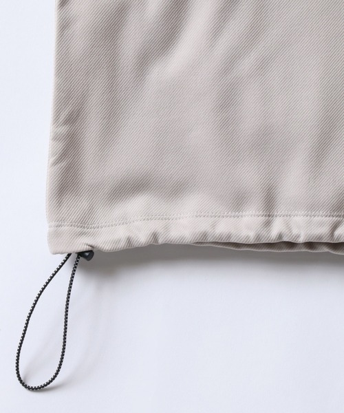 SITRY(シトリー)の「Kersey Fabric Sweat Shirt/カルゼ オーバーサイズ ドローコード 裏起毛 トレーナー スウェット レディース メンズ(スウェット・メンズ・ベージュ/ブラック/ダークグレー・LL/M/L)」の11枚目の写真