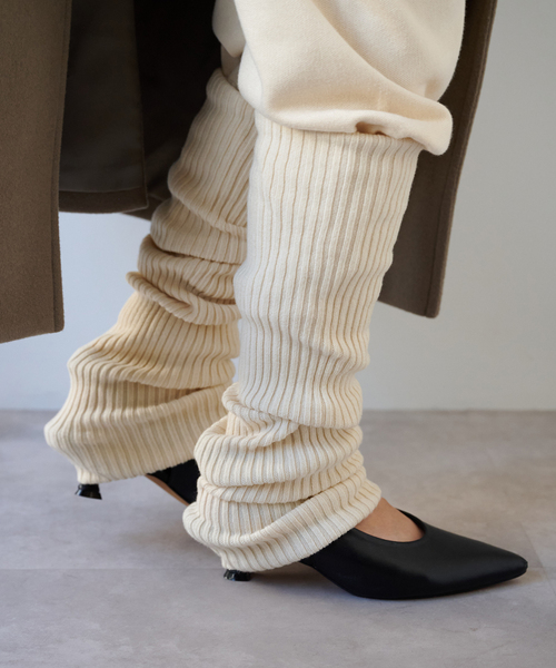 EMILYWEEK × NETENE. ロングリブレッグウォーマー（レッグウォーマー）｜EMILY WEEK（エミリーウィーク）