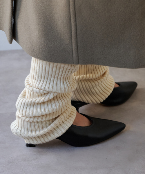 EMILYWEEK × NETENE. ロングリブレッグウォーマー（レッグウォーマー）｜EMILY WEEK（エミリーウィーク）