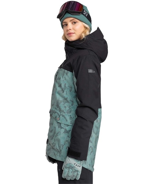 ROXY(ロキシー)の「STATED JK/ロキシースキースノーボードジャケット(マウンテンパーカー・レディース・ネイビー/グリーン・SMALL/MEDIUM)」の21枚目の写真