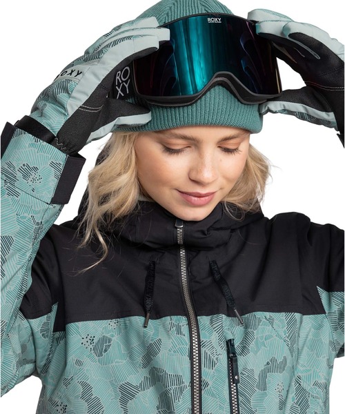 ROXY(ロキシー)の「STATED JK/ロキシースキースノーボードジャケット(マウンテンパーカー・レディース・ネイビー/グリーン・SMALL/MEDIUM)」の20枚目の写真