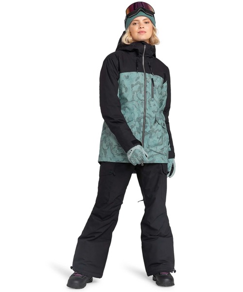 ROXY(ロキシー)の「STATED JK/ロキシースキースノーボードジャケット(マウンテンパーカー・レディース・ネイビー/グリーン・SMALL/MEDIUM)」の14枚目の写真